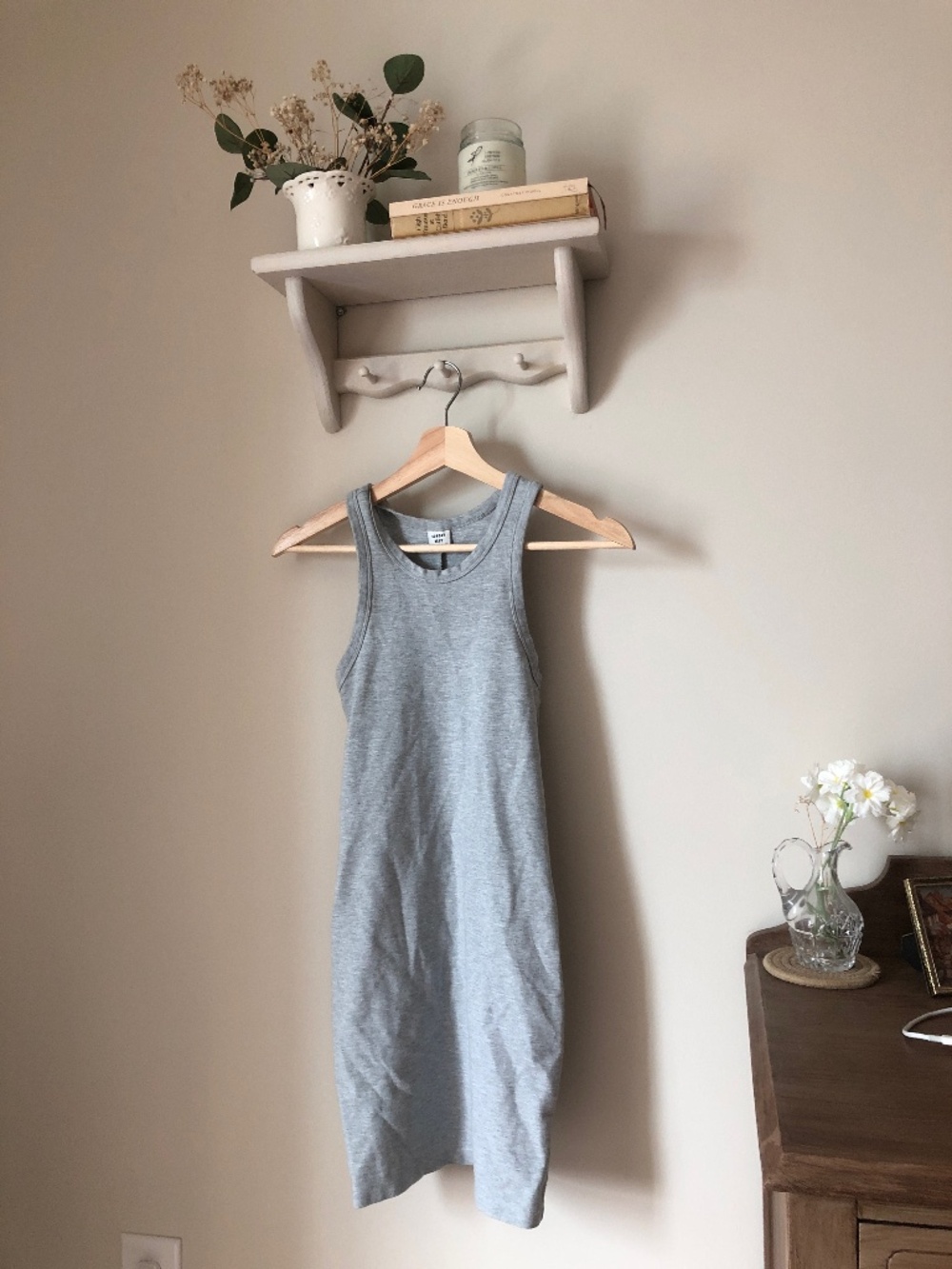 Sunday best - Grey halter dress - Size XXS